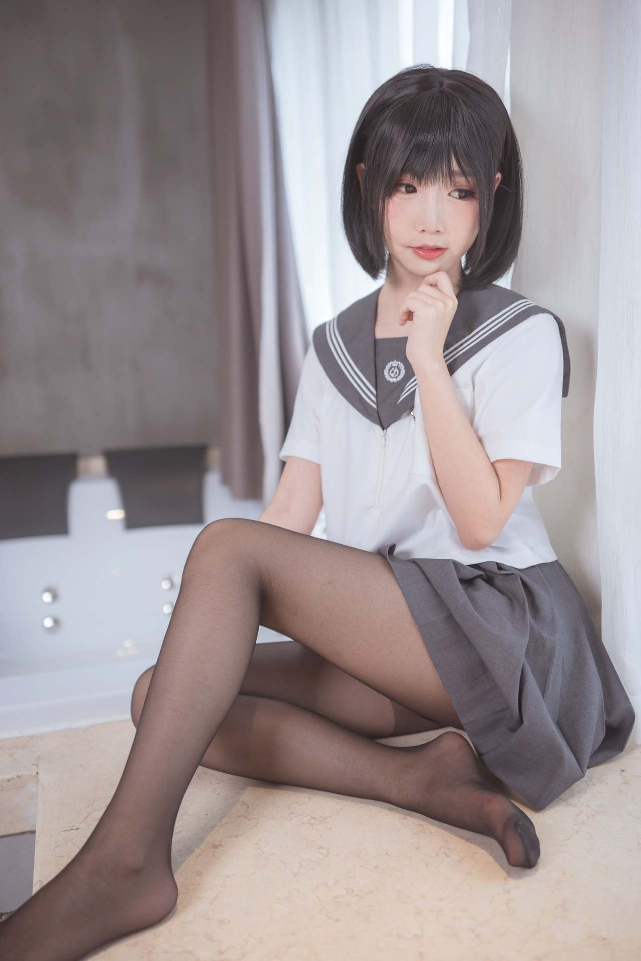 面饼仙儿脑内少女 黑丝JK
